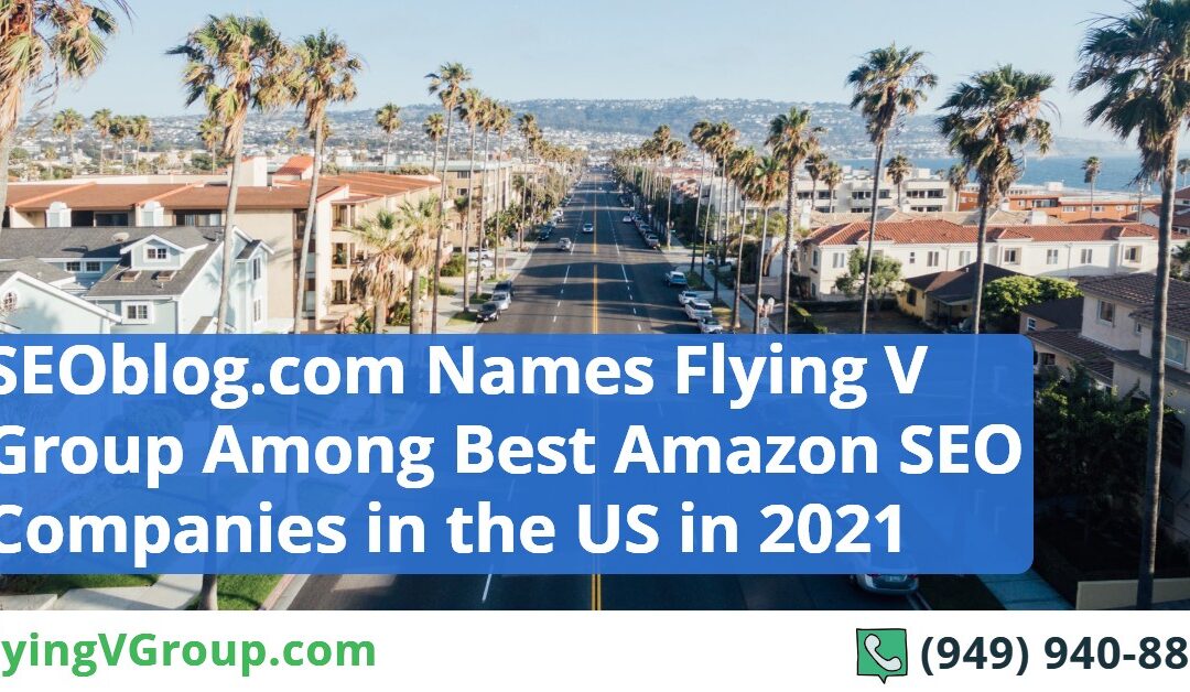 SEOblog.com Names Flying V Group Among Best Amazon SEO Companies in the US in 2021